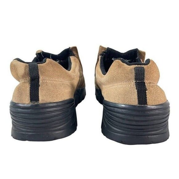 NEVADOS MENS HIKING SUEDE LEATHER BEIGE LOAFER SLIP-ON OUTDOOR SHOES SIZE 11 - Picture 6 of 10